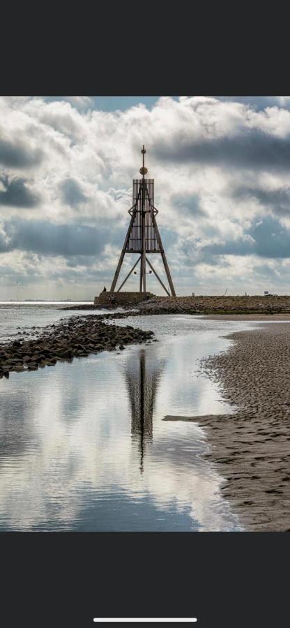 Glueckshaus Ferienwohnung Cuxhaven Esterno foto